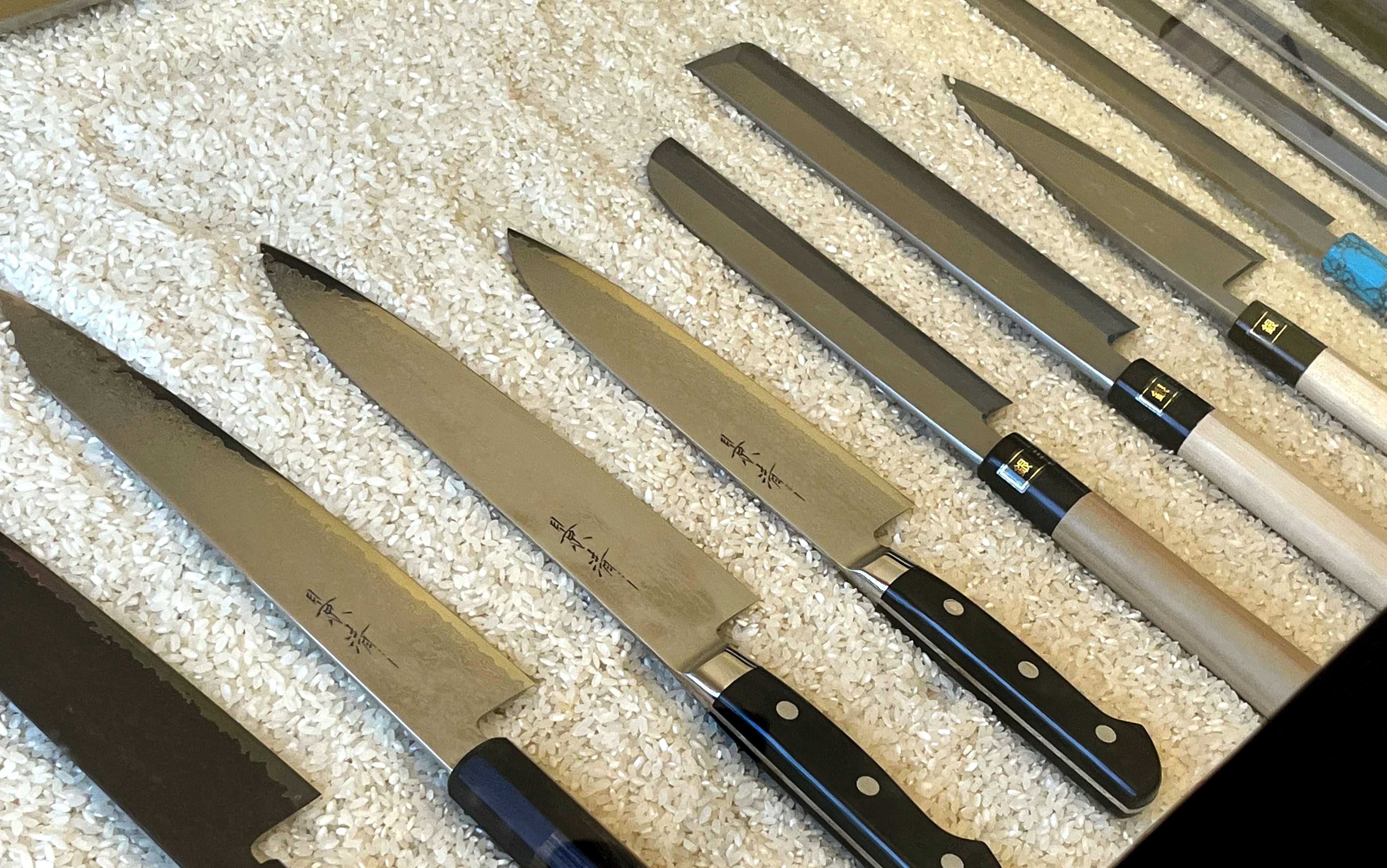 Japoneses Cuchillos De Cocina Set De Cuchillo De Chef Con Patrón