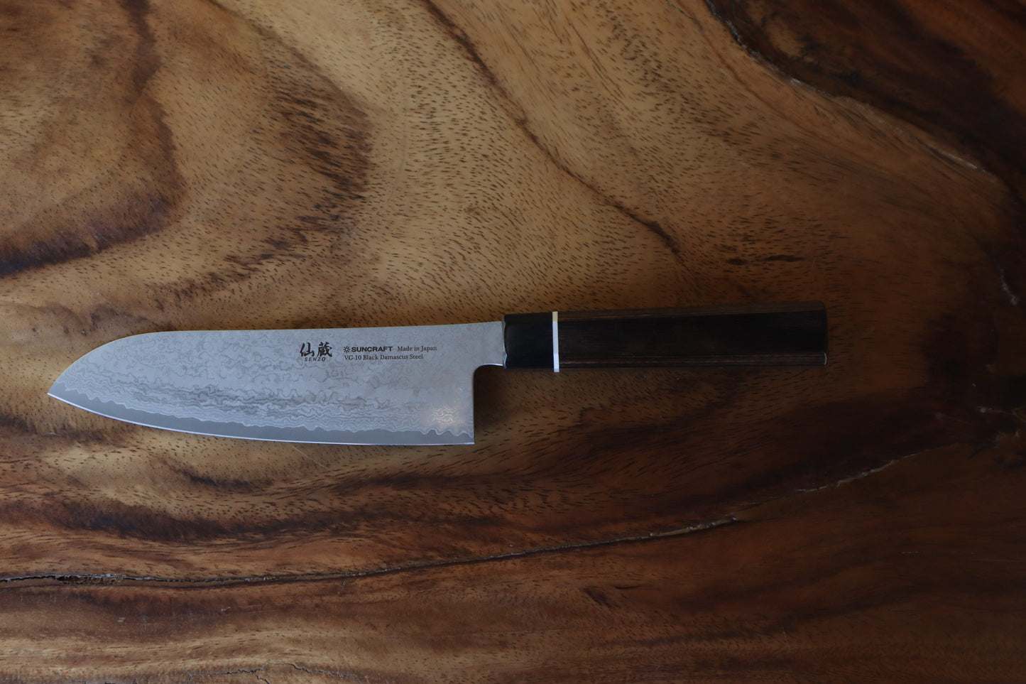 BLACK DAMASCO Santoku