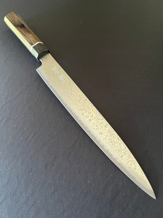 Cuchillo Japones Black Sashimi Damasco