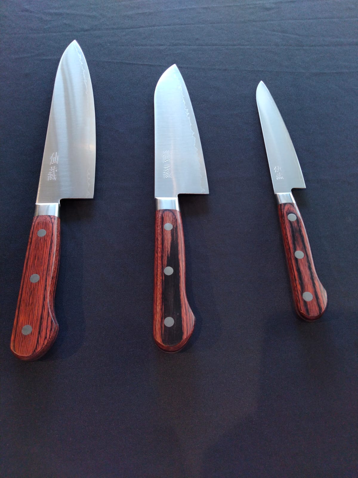 Kit CLAD SENZO Petty-Santoku-Gyuto