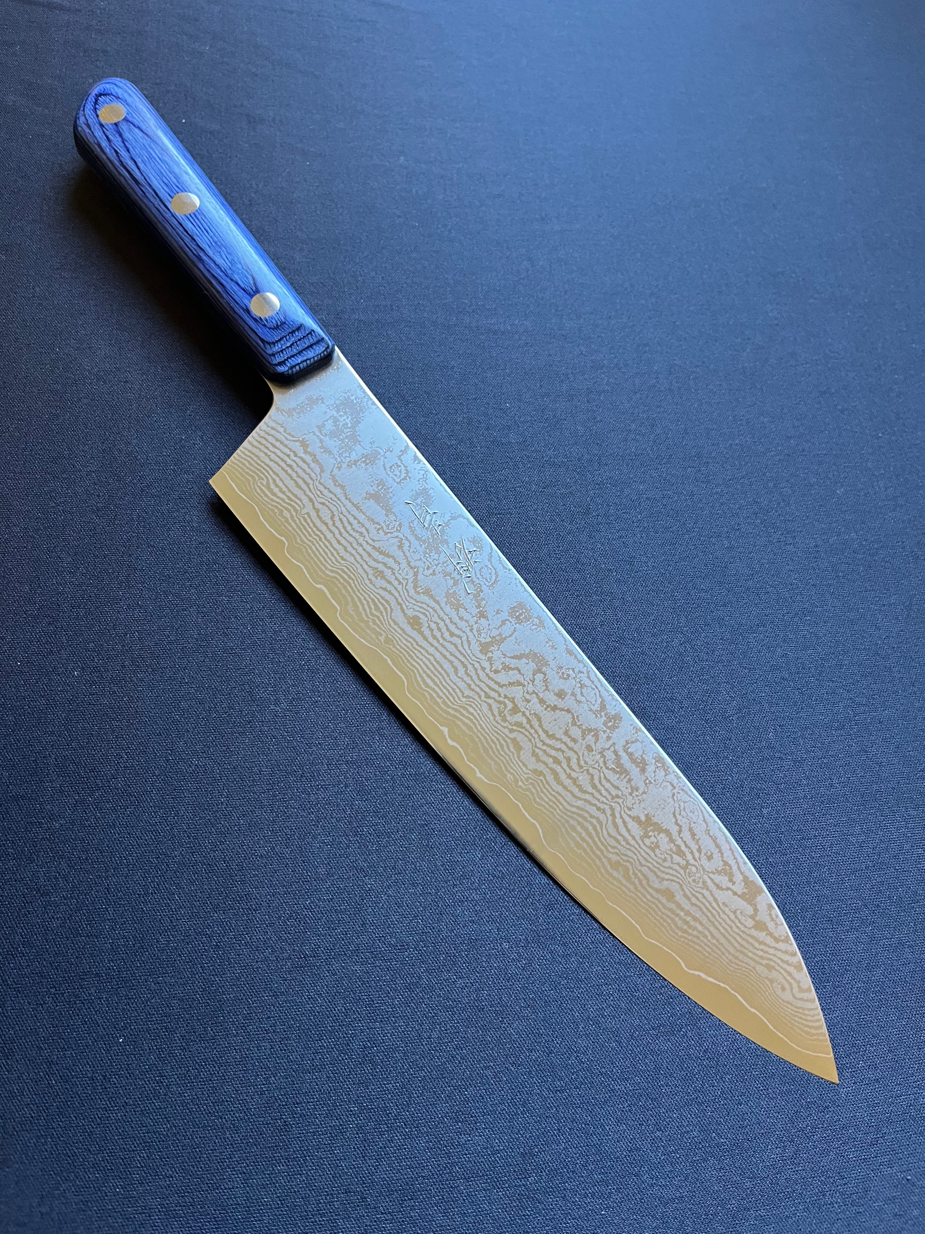 Cuchillo Profesional Gyuto / Chef Damasco 200mm Mango G10 - Te lo