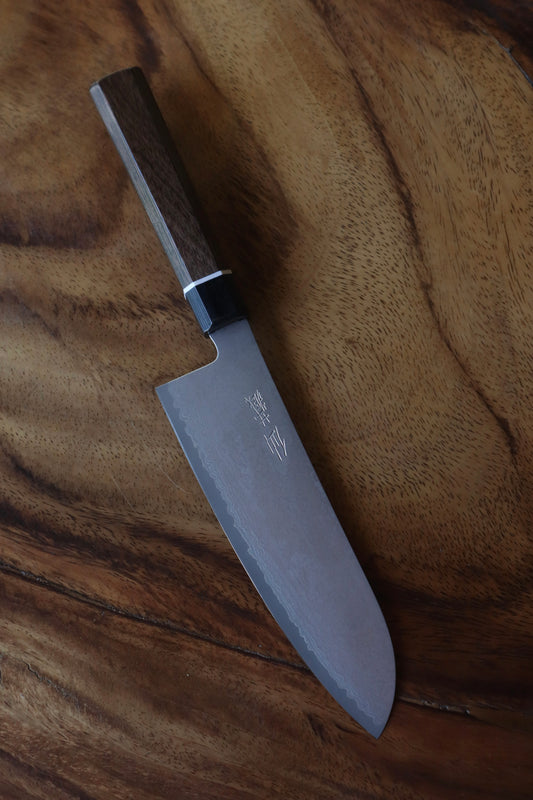 BLACK DAMASCO Santoku
