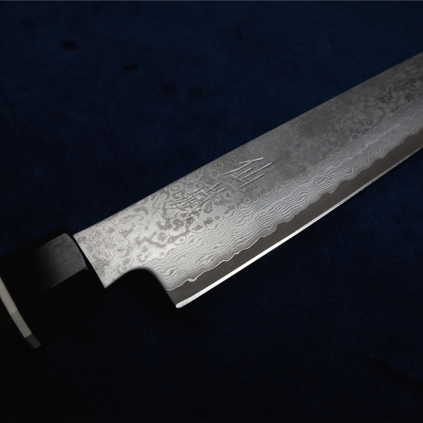 Cuchillo Japones Black Sashimi Damasco