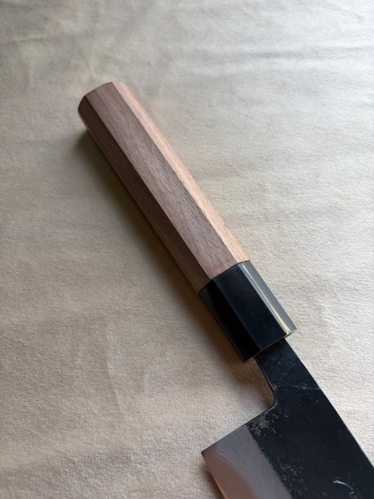 Kurouchi Gyuto 210mm DAMASCUS Acero Azul