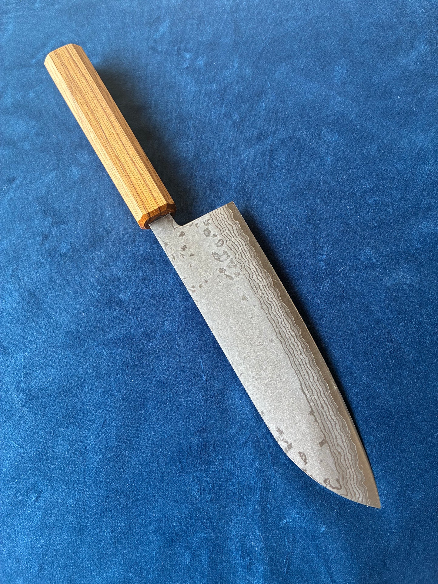 VG1 WA DAMASCUS SANTOKU ROBLE