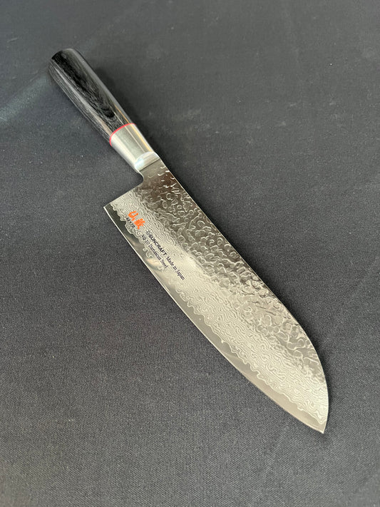 Cuchillo Japones Classic Santoku Damasco