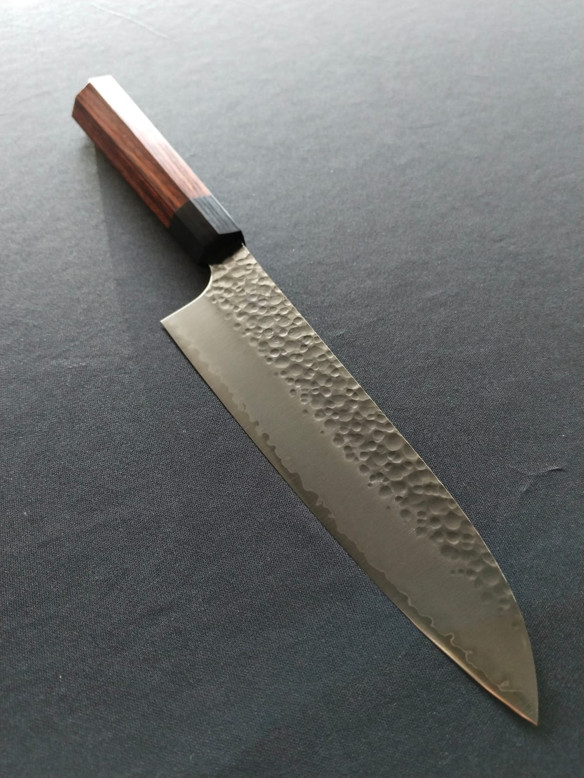 Cuchillos Japoneses Heptagon Wood Santoku Knife 170mm