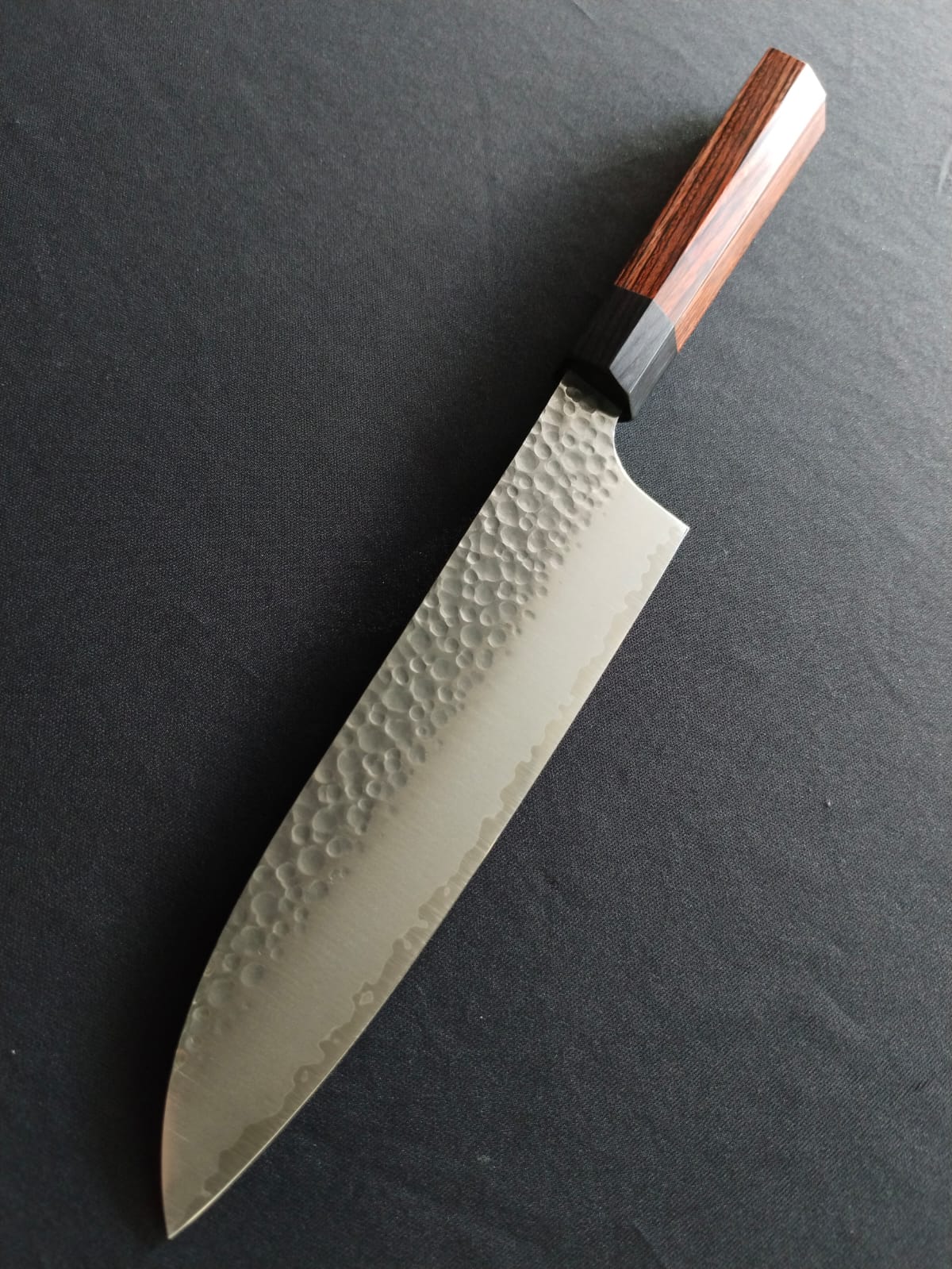 Cuchillos Japoneses Heptagon Wood Santoku Knife 170mm