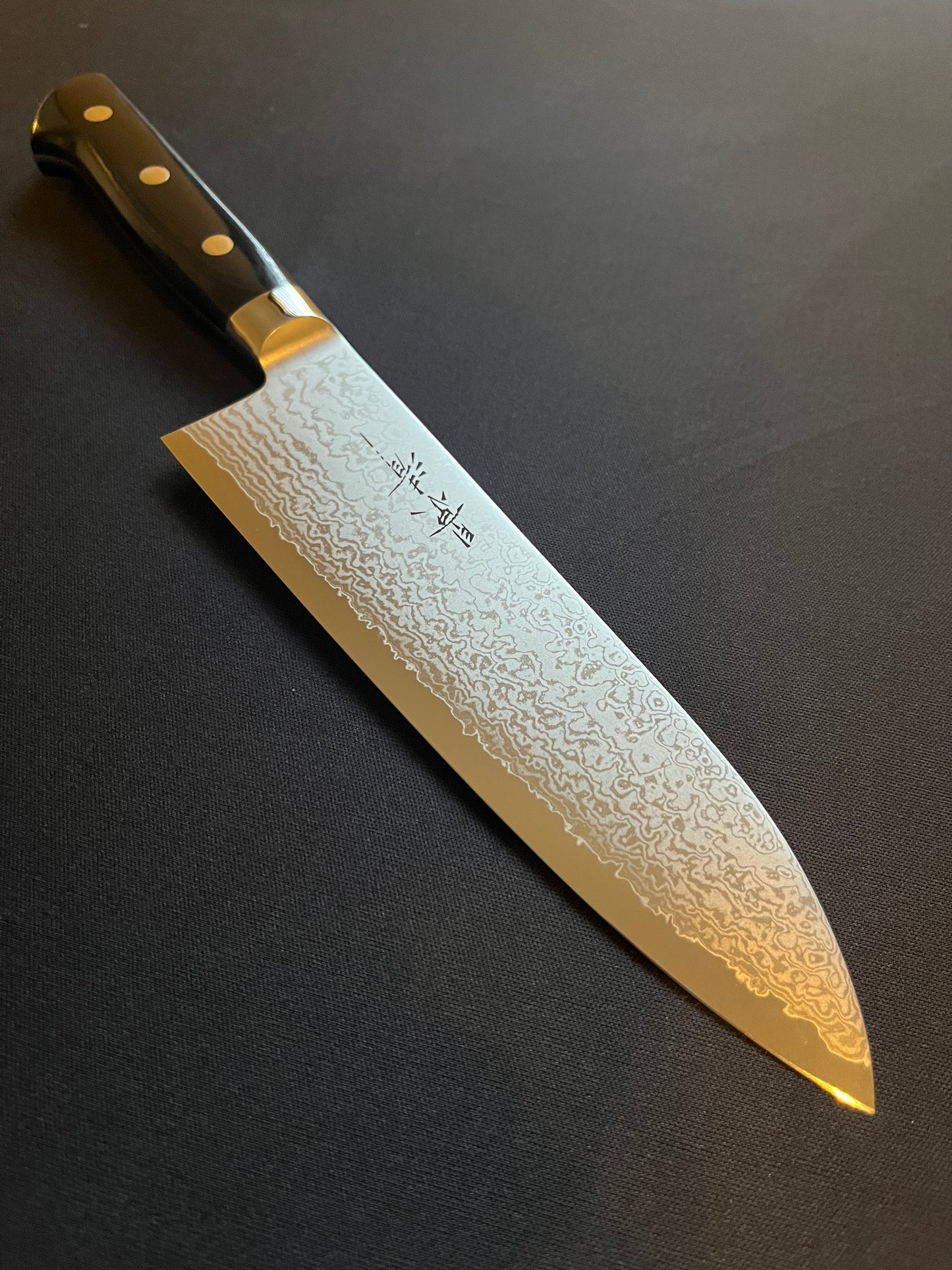 VG10 Damascus Santoku 180mm Micarta Kagekiyo